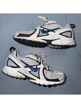 Nike Dart V Mens Size 8 Running Shoes Blue Gray Silver Yellow 316055-041 VTG Y2K